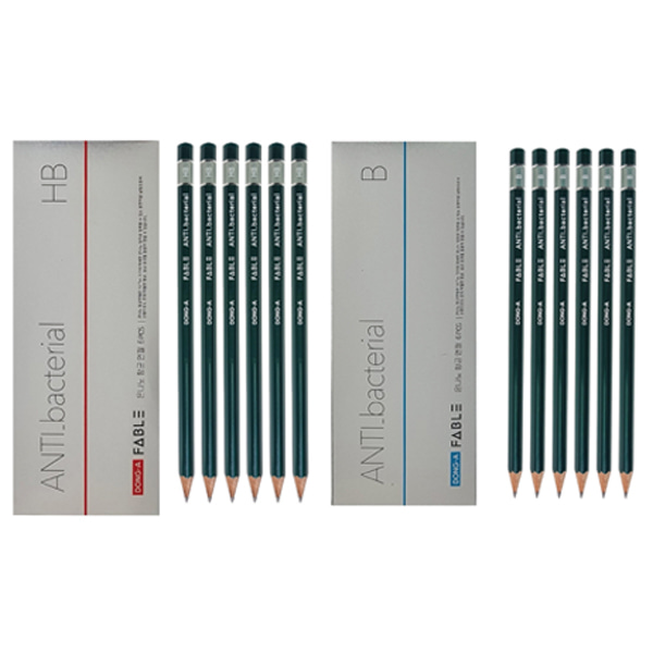 동아 파블 은나노 향균 연필 6자루 세트 입학 선물 고급 펜슬
