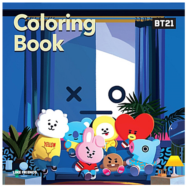 BT21 컬러링북 1 Coloring Book 방탄 굿즈 색칠놀이 색칠북
