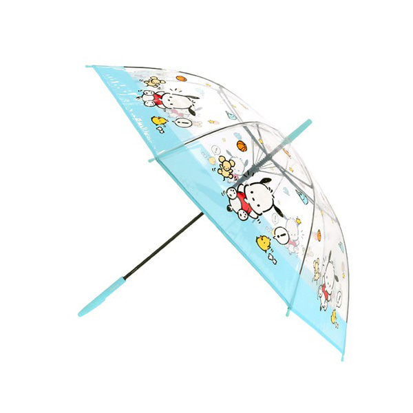 산리오 포차코 보더스토리 POE 비닐 우산 60cm 장우산 비닐우산