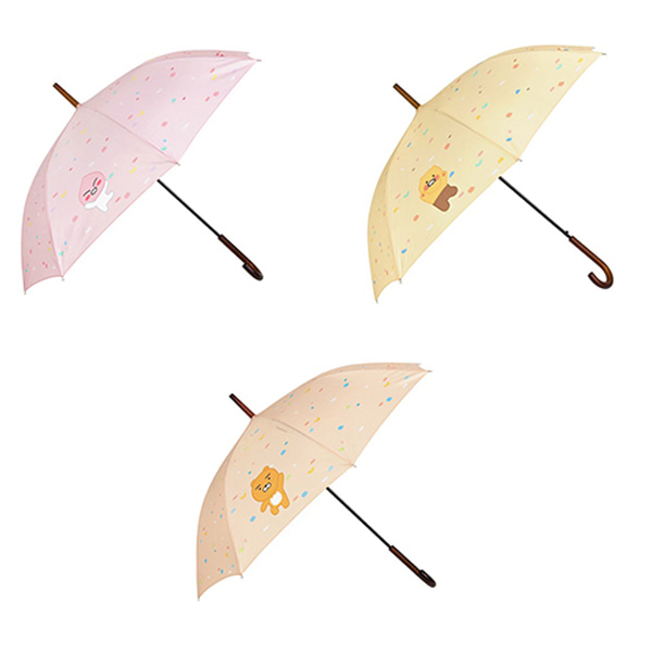 카카오프렌즈 카카오 반자동 장우산 87ccm 라이언 어피치 춘식이 우산 선택