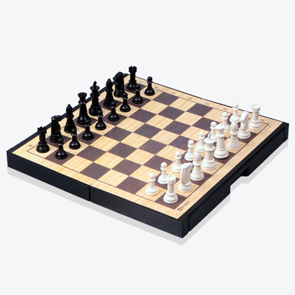 명인랜드 자석 체스 중형/전통 보드게임/휴대용/M-200